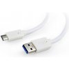 Gembird CCP-USB3-AMCM-W-0.1M USB 3.0 - USB-C M/M, 0,1 m, bílý