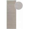 Sivo-krémový behúň 80x240 cm Perles Dolomite – Elle Decoration