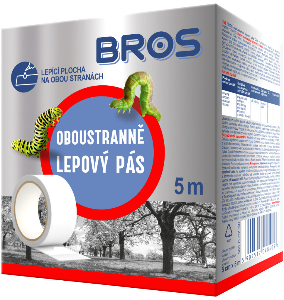 BROS- obojstranne lepový pás 5m