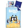 Javoli Posteľná bielizeň 140 x 200 cm / 65 x 65 cm polyester / bavlna - Bluey rodina