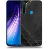Picasee silikónový prehľadný obal pre Xiaomi Redmi Note 8 - Black tile