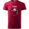 Futbal volá - Klasické pánske tričko vyššej gramáže - M ( Marlboro červená )