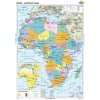 Afrika - politická mapa (100x140 cm – 1:8300000), nástenná, fóliovaná, lištovaná