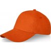 Doyle 5panelová čiapka 260 g/m² - Oranžová