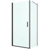 Súprava sprchové dvere Oltens Rinnan 21208300, stena sprchovacieho kúta Oltens Hallan 22100300