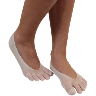 ToeToe PLAIN BALLERINA prstové nylonové ponožky do balerín