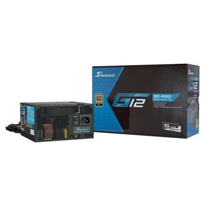 Seasonic G12-GC-550 / zdroj 550 W / ATX / Aktívny PFC / 120mm ventilátor / 80PLUS Gold (G12-GC-550)