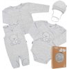 Dojčenská súprava do pôrodnice New Baby Sweet Bear sivá 50