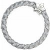 By Eloise London Silver Star Woven Silver Shimmer
