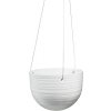 Soendgen Keramik Závesný obal na kvetináč Bergamo, ⌀ 18 cm, 13 cm, keramika, biela, 0352/0018/0050