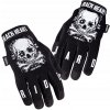 Moto rukavice W-TEC Black Heart Web Skull (Veľkosť: L, Farba: čierna)