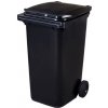 Plastová nádoba na odpad ELKOPLAST 240 l - čierna C