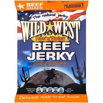 Wild West Hot ‘n’ Spicy Beef Jerky 25g