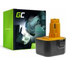 Green Cell DeWalt DE9037 DE9071 DE9074 12V 3000mAh Ni-MH - neoriginálná