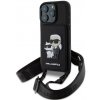 Karl Lagerfeld puzdro plastové Apple iPhone 16 Pro KLHCP16LCSAKCPMK čierne