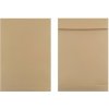 Taška B4 s X dnom a odtrhávacou páskou 250 x 354 mm hnedá 130g