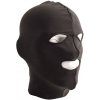Mister B Lycra Hood Eyes and Mouth Open, spandexová čierna kukla
