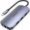 UNITEK D1071A interface húb USB 3.0 SuperSpeed 5 Gb/s Silver