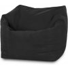Sedací vak AMALFI plyš čierný