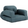 sofa HIPPO (futónová pohovka ) 90*200 cm petrol blue 757