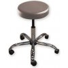 Taburetka pe lekárov s kovovou základňou, sivá (Zdravotnícky nábytok)