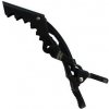 DUKO-EXIM DUKO Pomôcky Crocodile Hair Clips Black - plastová spona na vlasy 11,5cm - čierna