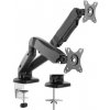 ICY BOX IB-MS304-T, Monitorständer mit Tischhalterung für 2 Monitore bis zu 27’’ (68 cm) 2-násobný stolový držiak monitoru 68,6 cm (27) sklápajúci, nakláňací,; 60470