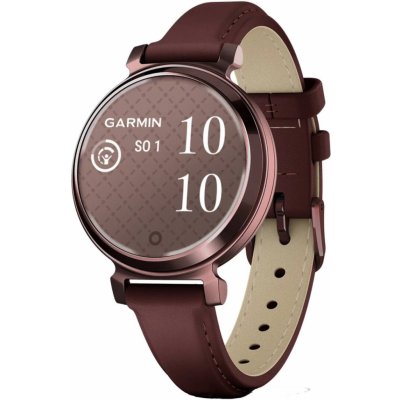 Garmin Lily 2 Classic Dark Bronze / Mulberry Leather Band