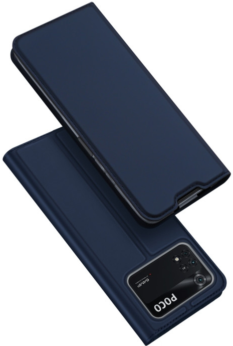 Púzdro DUX Peňaženkové Xiaomi Poco M4 Pro modré