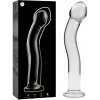 Ibiza Nebula Model 18 Dildo Borosilicate Glass 18.5x3.5cm Clear