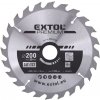 Pílový kotúč s SK plátkami EXTOL PREMIUM 200x2,2x30 mm/24z.