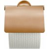 Duravit Starck T Držiak toaletného papiera s krytom, kefovaný bronz 0099400400