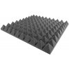 ProfiGaráž Akustický panel - pyramída 50x50x5cm sivá
