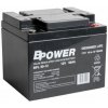 BPOWER Olovený akumulátor 12V 40Ah AGM BPL 50-12