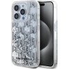 Karl Lagerfeld Liquid Glitter Monogram Gradient pre iPhone 15 Pro Max White (KLHCP15XLKLGKCCH)