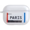 AppleKing silikónový obal v dizajne letenky pre AirPods Pro - Paríž - možnosť vrátiť tovar ZADARMO do 30tich dní