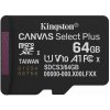 Kingston Canvas Select Plus/ Micro SDXC/ 64GB/ UHS-I U1 / Class 10 SDCS3/64GBSP
