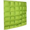 Wall Grow Bag 36 textilní květináče na zeď zelená Balení: 1 ks