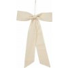 Ferm Living Vianočná ozdoba Bow Large Natural 45 × 30 cm
