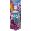 Barbie Kúzelná princezná modré vlasy a fialová korunka
