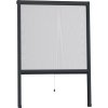 Roleta proti hmyzu do okna easyHOLD Home Protect antracit 120 x 170 cm