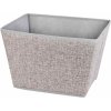 Homestyling Úložný box 39x30x24 cm textil šedý KO-101001710seda