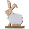 ZAJAČIK S BIE KOŽÚŠKOM NAT/BIE DREVO 16,8*11,5*4,5CM