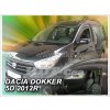 Deflektory - protiprievanové plexi Dacia Dokker 5D od 2012