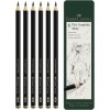 Faber-Castell Grafitová ceruzka Pitt Graphite Matt sada 6 ks