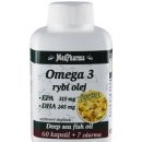 MedPharma Omega 3 Rybí olej Forte EPA + DHA 60+7 kapsúl