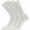 Lonka ponožky Halik 3 pár světle šedá