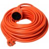 VERTEX, navíjací pČervenálžovací kábel, univerzálny, oranžový, do domu a záhrady, 20 metrov, ochrana IP44, celoročný