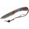 Condor CTK2825-4.3HC BLUE RIVER KNIFE lovecký nôž 11 cm, orechové drevo, tyrkys, kožené puzdro