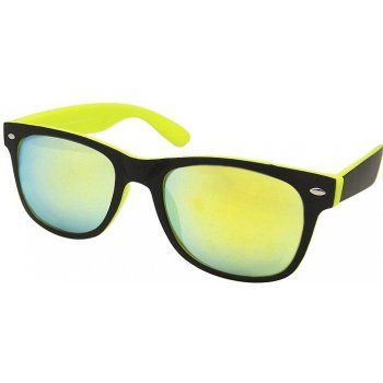 Ray Flector W2134/Two Tones Frame Mirror Lens Wayfarer Black/Yellow